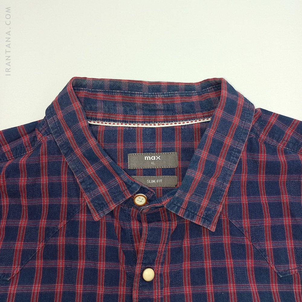 پیراهن مردانه 100 درصد کتان slim fit ساخت بنگلادش