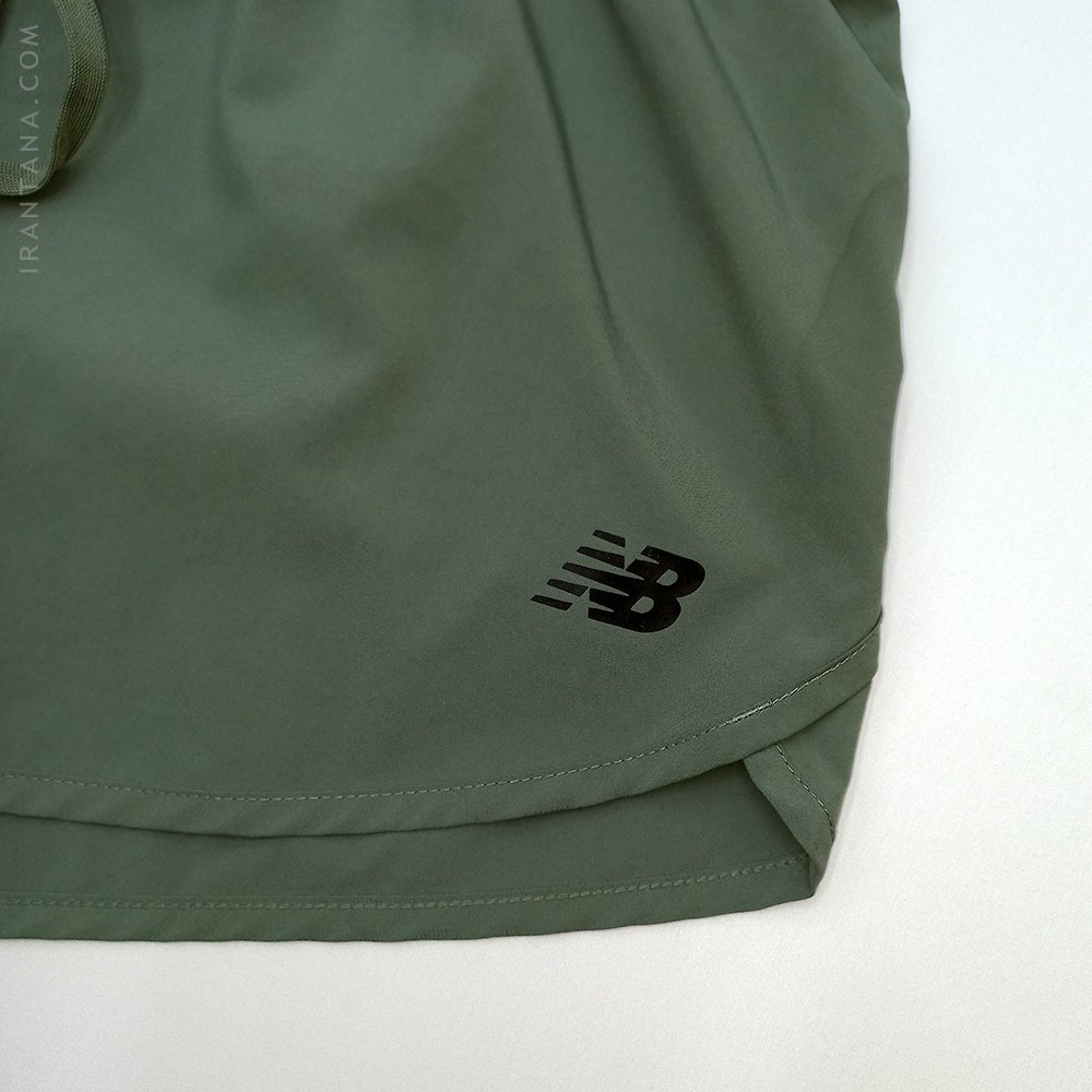 شورتک ورزشی زنانه دو لایه برند New Balance