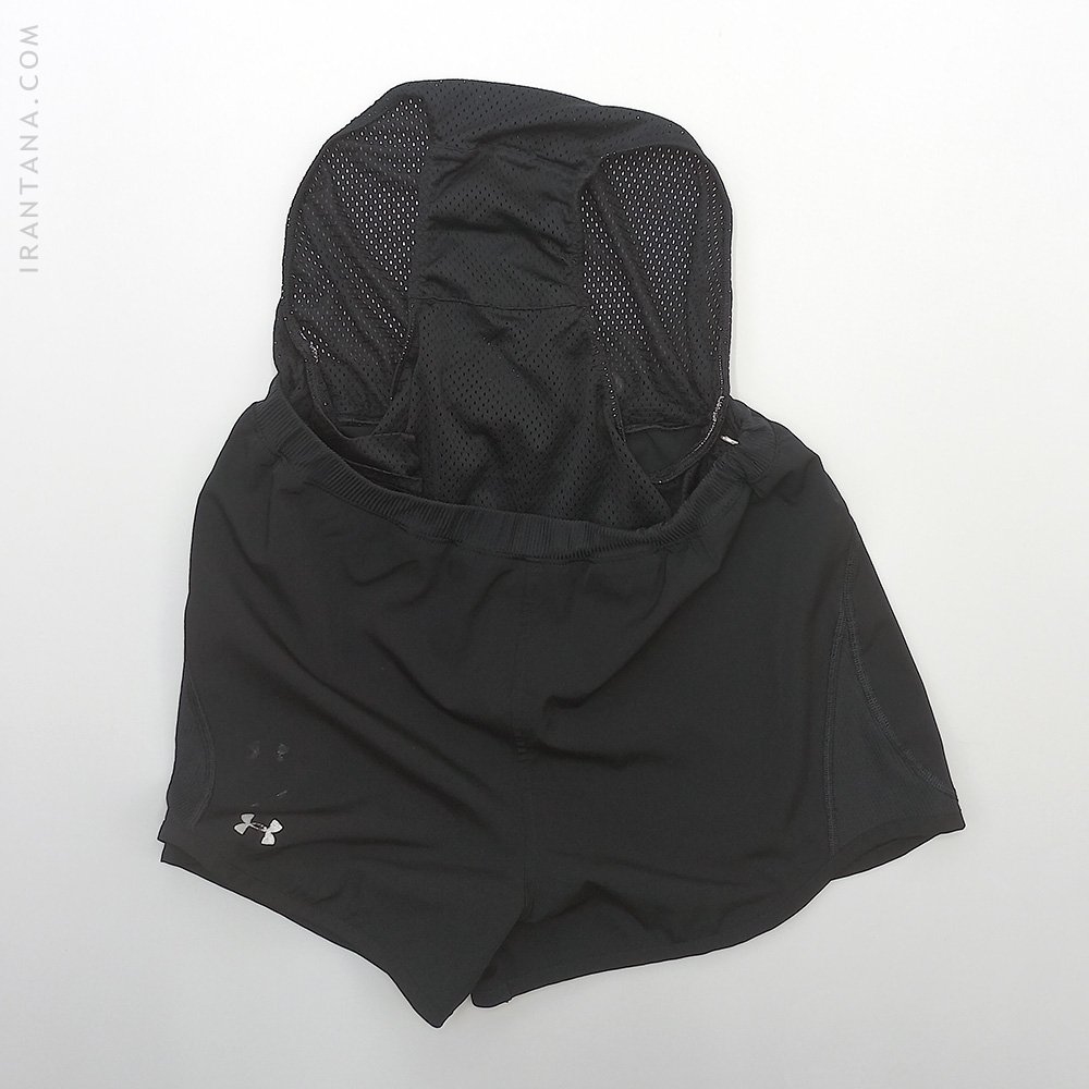 شورت ورزشی زنانه دو لایه آندر آرمور UNDER ARMOUR